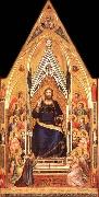 GIOTTO di Bondone Christ Enthroned oil painting